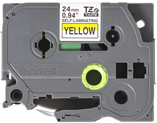 Brother TZe-SL651 Label Maker Tape 8m x 24mm in Yellow Colour Compatible with Brother TZe/TZ