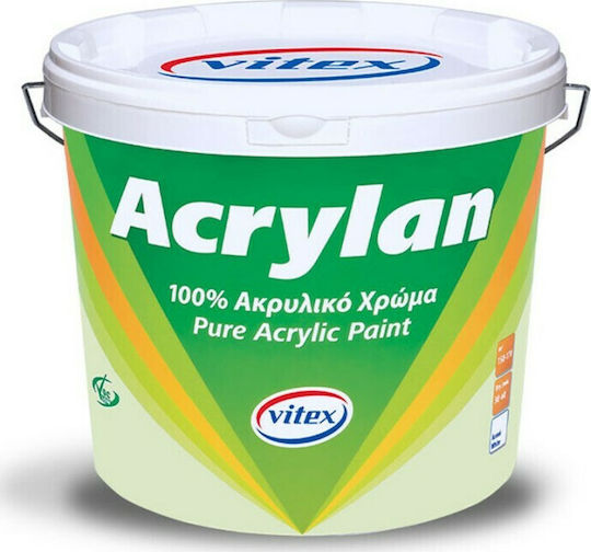 Vitex Acrylan Base TR Plastic Acrilyc Paint for Exterior Use White 10lt