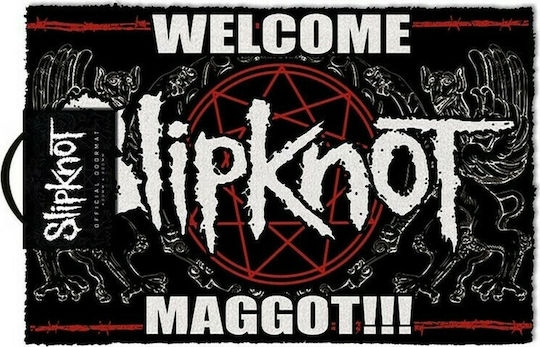 Pyramid International Πατάκι Εισόδου Μοκέτα Slipknot Welcome Maggot Μαύρο 40x60εκ.