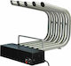 EcoHot 3-IN-R Εναλλάκτης Τζακιού 62W Inox Μ72xΥ53xΒ69-97εκ.