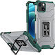 Hurtel Crystal Ring Back Cover Plastic Verde (i...