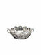 Karvounis Decorative Bowl Silver 25x25x19cm