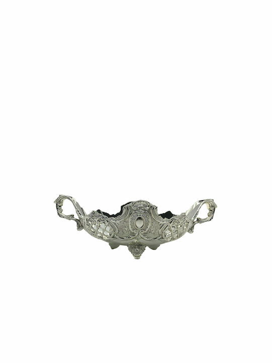 Karvounis Gondola Decorative Bowl Silver 24x10x8cm