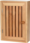 Κλειδοθήκη Τοίχου Ξύλινη Bamboo 19x6x27cm