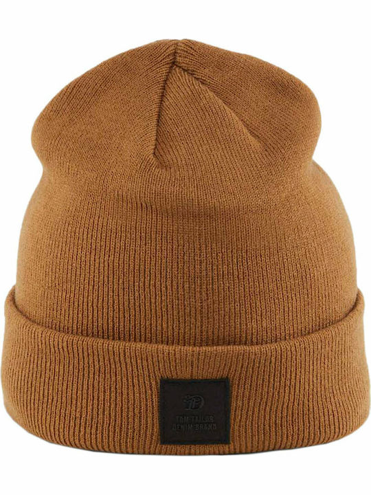 Beanie Ανδρικός Σκούφος Πλεκτός Deep Cognac