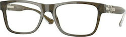 Versace Plastic Eyeglass Frame Green VE3303 200