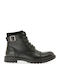 JK London Schwarz Herrenstiefel