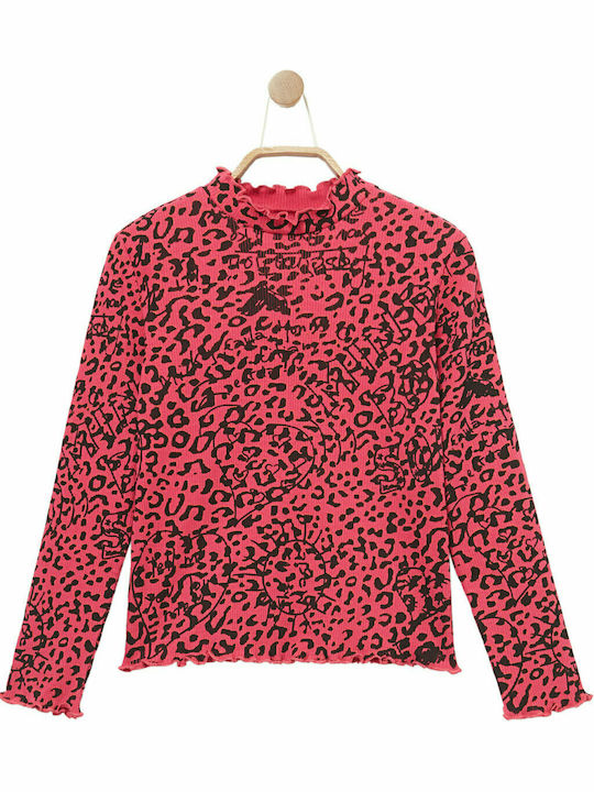 Desigual Детска блуза Фуксия Leo