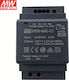 Mean Well Τροφοδοτικό Ράγας DDR60G-12 με Έξοδο 12V και Ισχύ 60W 5A