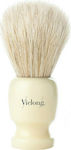 Vie Long Comte Shaving Brush with Horse Hair Bristles White