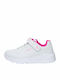 Uno Lite Παιδικά Sneakers με Σκρατς Λευκά