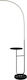 Atman LED Floor Lamp H165xW70cm. with Adjustable White Light 1170lm Black