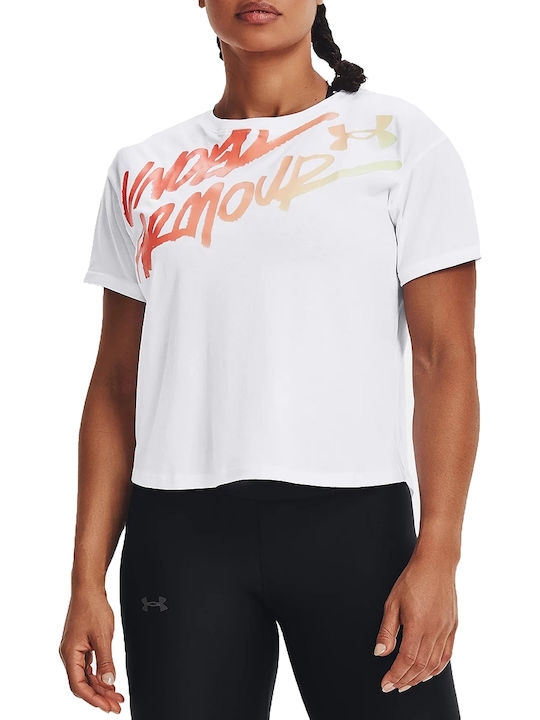 Graphic Γυναικείο T-shirt Λευκό