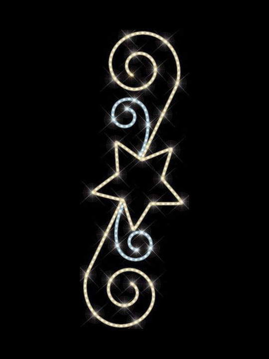 Eurolamp Plastic Christmas Decorative Star 10cm White