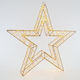 Eurolamp Metal Illuminated Christmas Decorative Desktop Star 10x70x70cm White