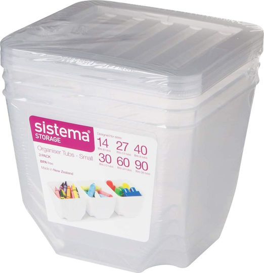 Sistema Storage Transparent 3 Pieces