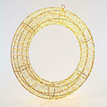 Eurolamp Christmas Metal Lighted Decorative Wre...
