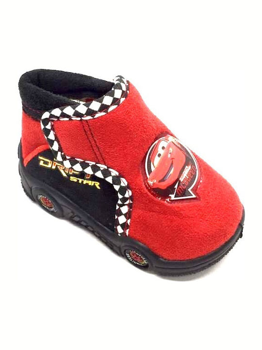 Adam's Shoes Kids Slipper Ankle Boot Red