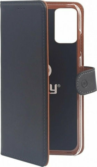 Celly Wally Book Δερματίνης Μαύρο (iPhone 13 Pro)