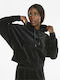 Puma Her Women's Hooded Velvet Sweatshirt Black