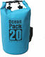 Ocean Pack Dry Shoulder Bag 20lt Light Blue