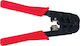 VK Lighting Πρέσα Ακροδεκτών Δικτύου RJ12, RJ11, RJ45 με Απογυμνωτή