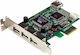 StarTech Card de control PCI cu 3 porturi USB 2.0