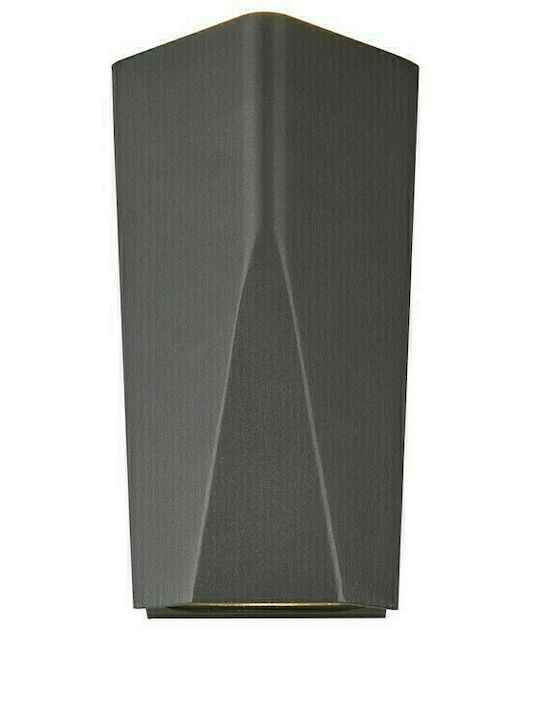 Trio Lighting Tay Wall-Mounted Outdoor Spot Light LED IP65 4.5W with Warm White Light Double Beam