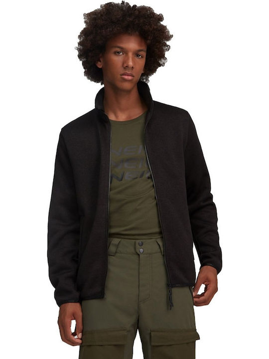 Herren Fleecejacke Schwarz