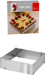 TnS Adjustable Metallic Square-Shaped Cake Ring