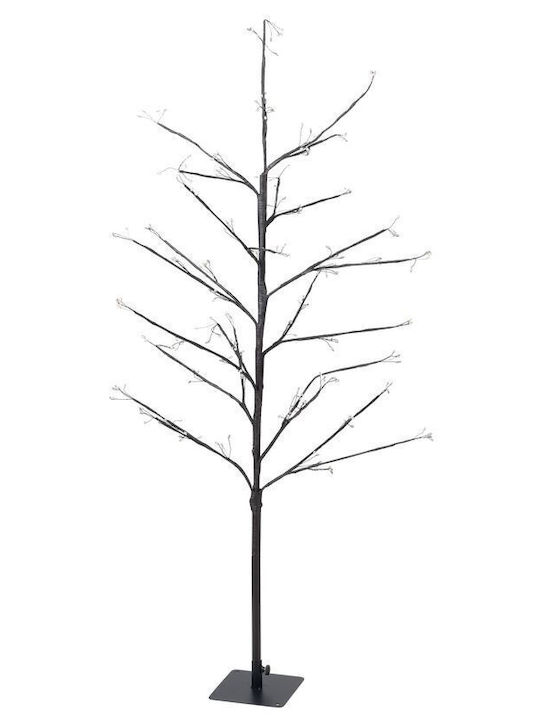 Beleuchtet Weihnachtsdekoration Baum Natürliches Erscheinungsbild 240cm Für den Außenbereich Elektrisch Braun