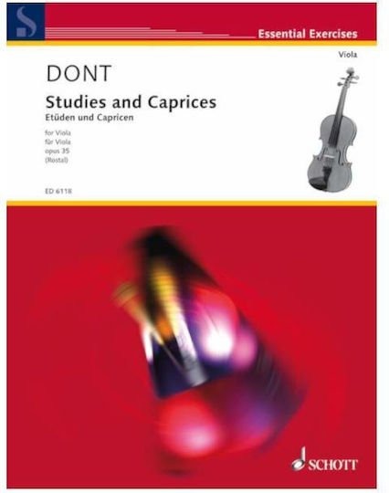 Schott Dont - Studies And Caprices Op. 35 за Виола Виола