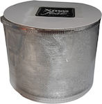 XMASfest Christmas Ribbon Silver 550x6.3cm 1pc