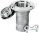 Osculati Τάπα Σκάφους Τάπα Νερού Inox Οβάλ Φ50mm
