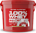 Scitec Nutrition 100% Whey Professional with Added Amino Acids Whey Protein Gluten Free with Flavor Vanilla Very Berry 5kg