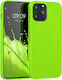 KWmobile Umschlag Rückseite Silikon Neon Yellow (iPhone 13 Pro Max)