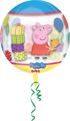 Balloon Foil Peppa Pig Round Multicolour 40cm