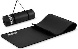 NEO Sport Saltea Pilates Neagră Cu Curea De Tra...