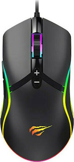 Havit MS1026 RGB Gaming Mouse 6400 DPI Black