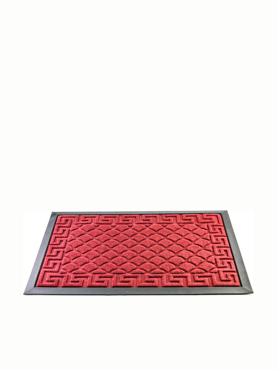 Viosarp Carpet with Non-Slip Underside Doormat Νο976Η Red 40x60εκ.