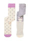 Minoti Polka Dot Kids Tights Set Multicolour