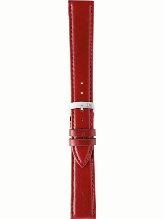 Morellato Gelso Δερμάτινο Λουράκι Μπορντό 18mm