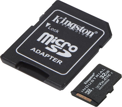 Kingston Industrial microSDHC 32GB Class 10 U3 V30 A1 UHS-I with Adapter