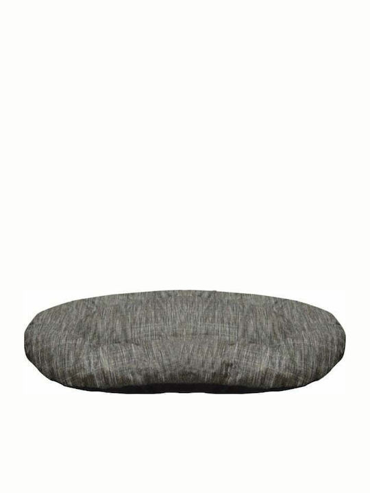 JMco Milan Teflon Mad Pet Μαξιλάρι Σκύλου Οβάλ Γκρι 70x48εκ.