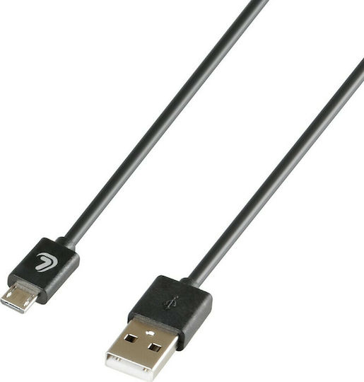 Lampa Essentials Line Regulär USB 2.0 auf Micro-USB-Kabel Schwarz 1m (L3880.6) 1Stück