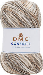 DMC Fir de tricotat Acrilyc Confetti Καφέ/Μπεζ 556 355m 100gr