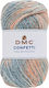 DMC Acrilyc Knitting Yarn Confetti Blue/Green 5...