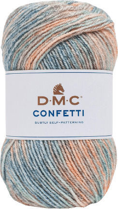 DMC Acrilyc Knitting Yarn Confetti Blue/Green 551 355m 100gr