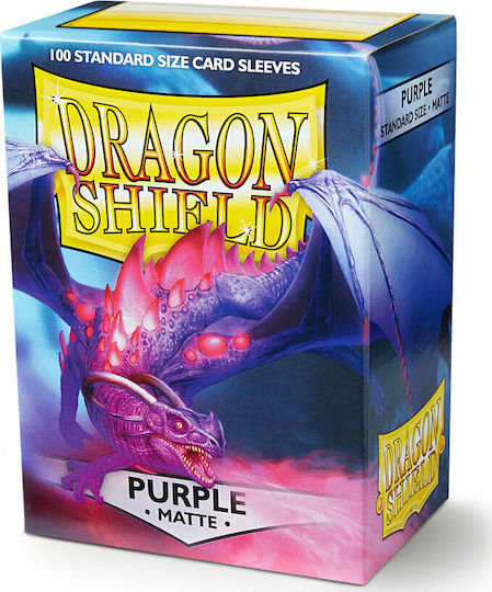 Dragon Shield Game Accessory Standard Sleeves Matte Purple 100τμχ