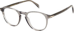 David Beckham Men's Acetate Grey Eyeglass Frame...
